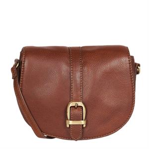 Barbour Laire Leather Saddle Bag - Multi Colour